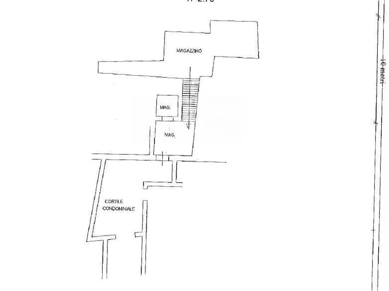 Magazzino in Via Giuseppe Garibaldi 10, Tarquinia, {3} - Planimetria 1