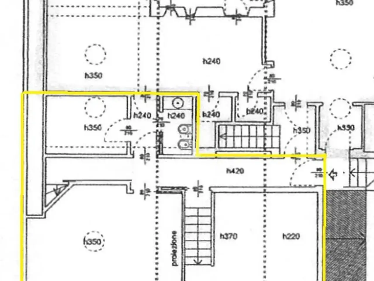 Laboratorio in Via Giambellino, Milano, {3} - Planimetria 1