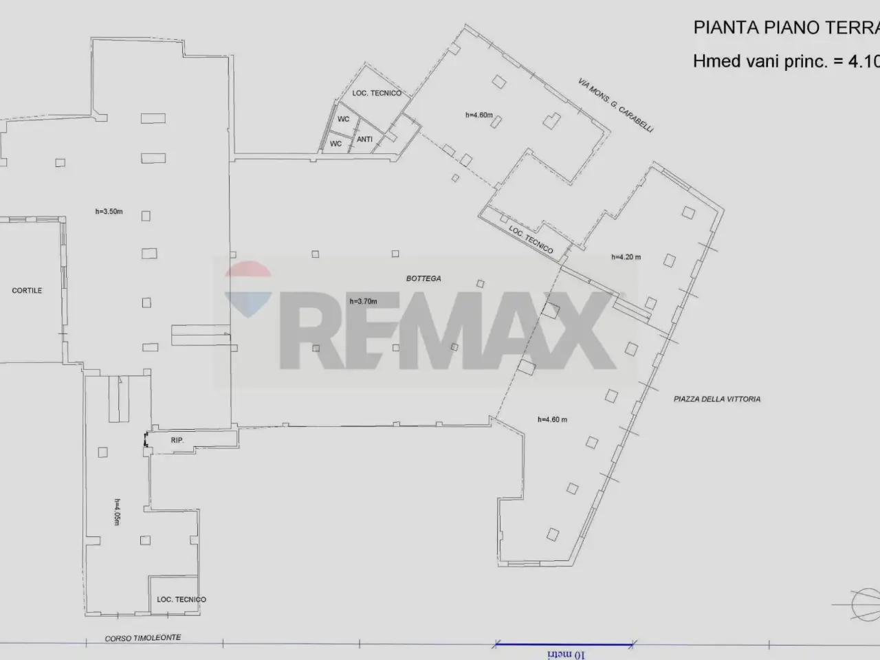 Negozio in Piazza della Vittoria 40, Siracusa, {3} - Planimetria 1