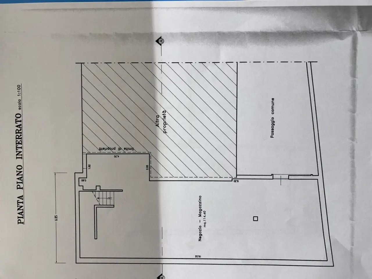Locale commerciale in Via Pascoli 85, Bellaria-Igea Marina, {3} - Planimetria 1