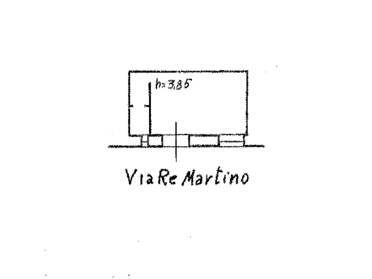 Negozio in Via Re Martino  97-99, Catania, {3} - Planimetria 1