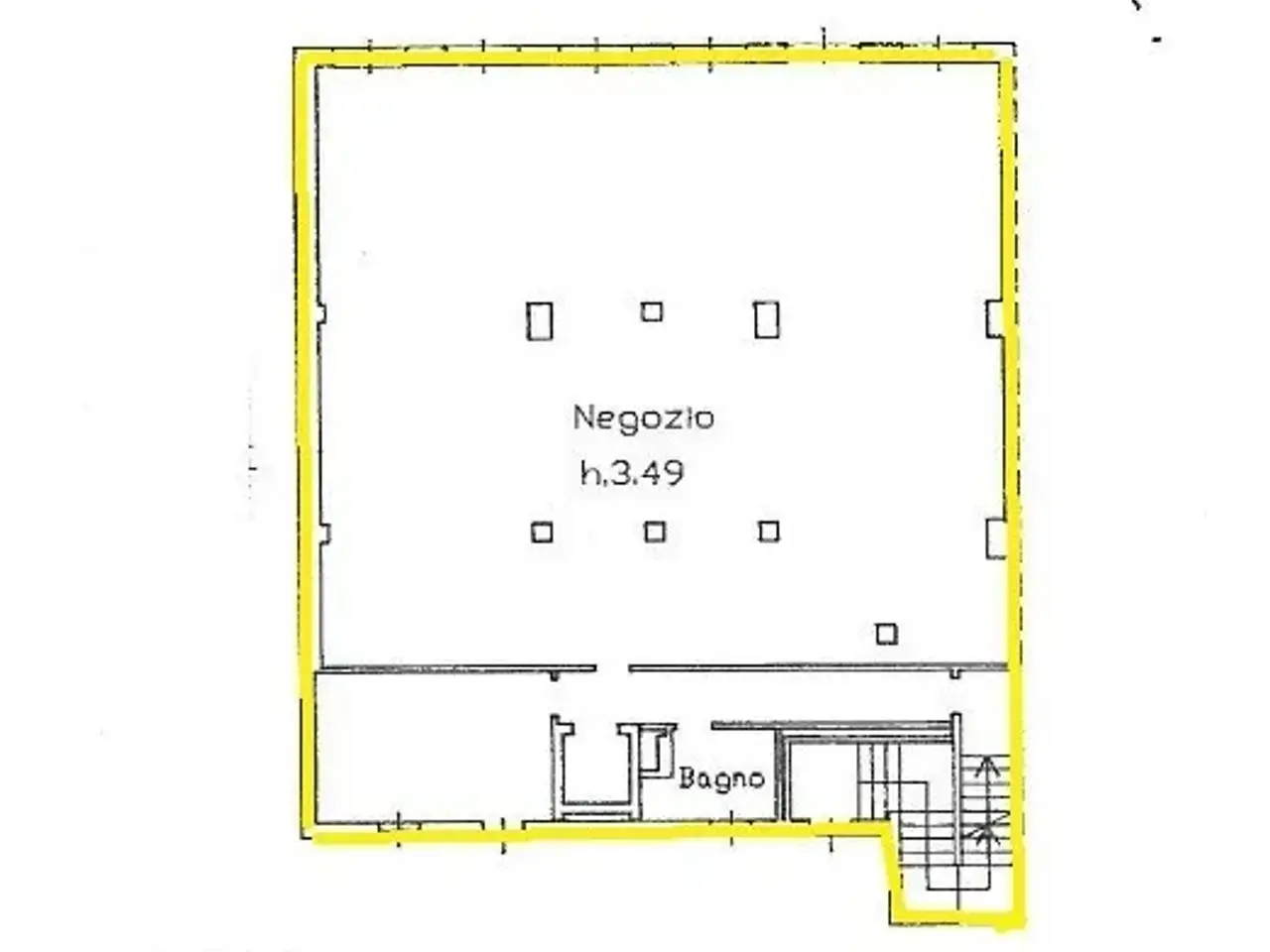 Negozio in Via Matteotti, Vittuone, {3} - Planimetria 1