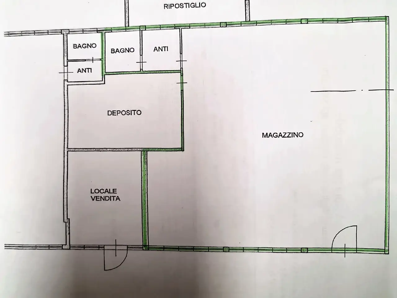 Magazzino in , San Miniato, {3} - Planimetria 1