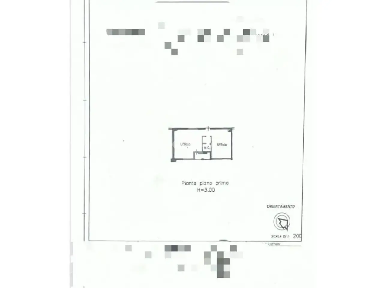 Ufficio in Via a. Gramsci 1, Reggio Emilia, {3} - Planimetria 1