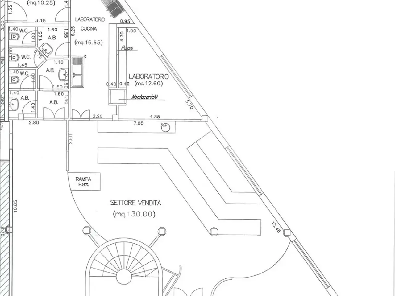 Negozio in Via Cagliari 97, Villasor, {3} - Planimetria 1