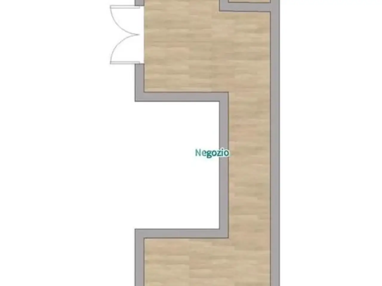 Negozio in Via Fardella 187, Trapani, {3} - Planimetria 1