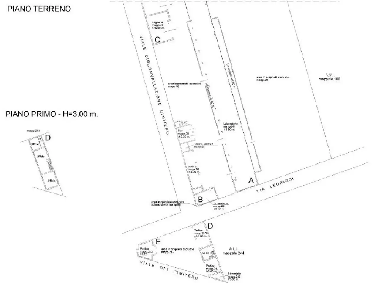 Capannone in Via Giacomo Leopardi 30, Cuggiono, {3} - Planimetria 1