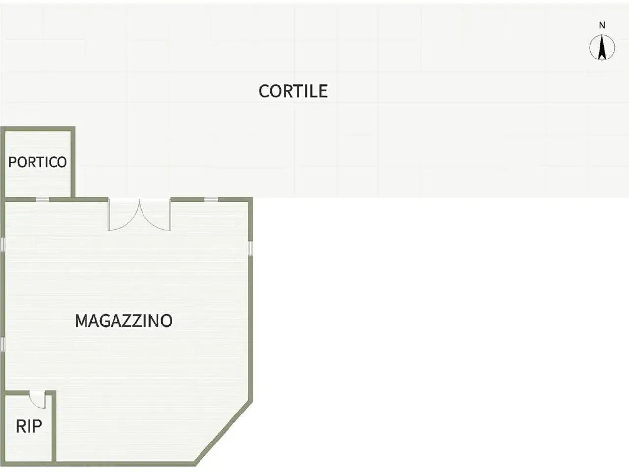 Magazzino in Via Indipendenza 44, Pandino, {3} - Planimetria 1