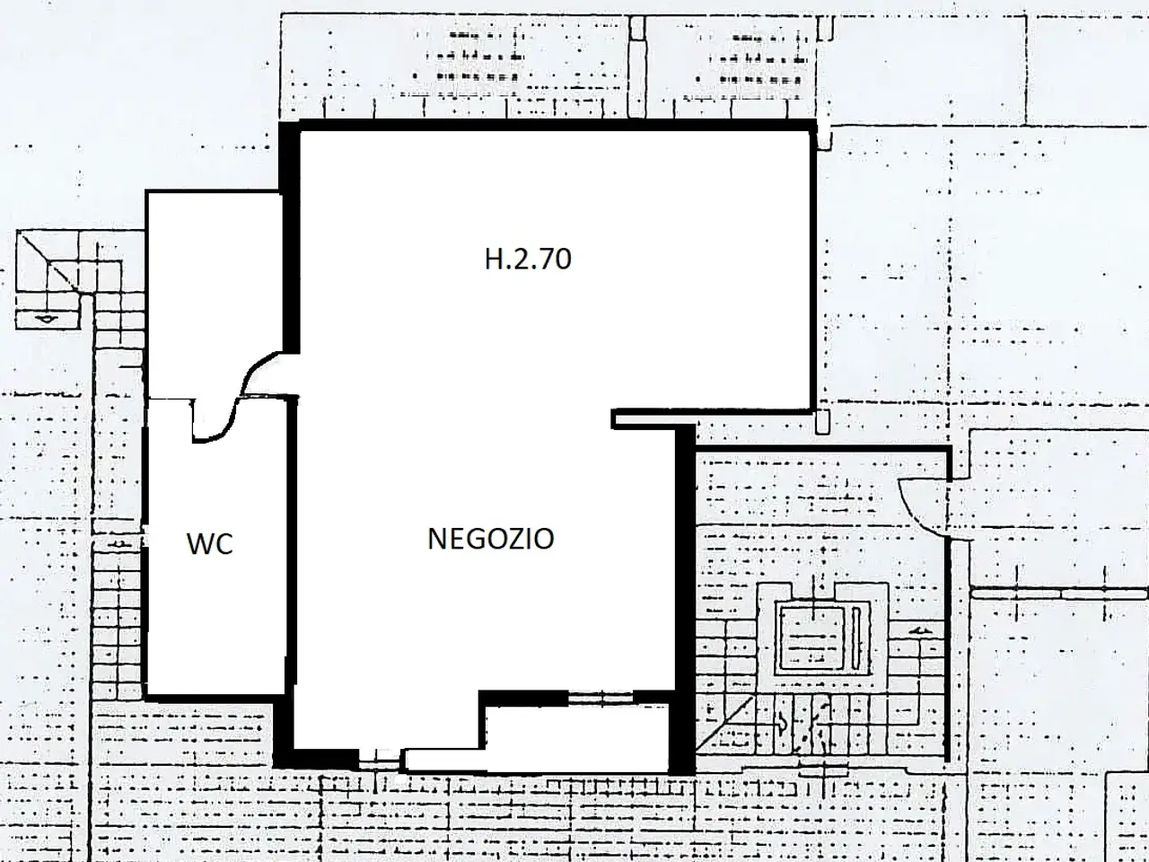 Negozio in Via Sorteni 7, Monza, {3} - Planimetria 1