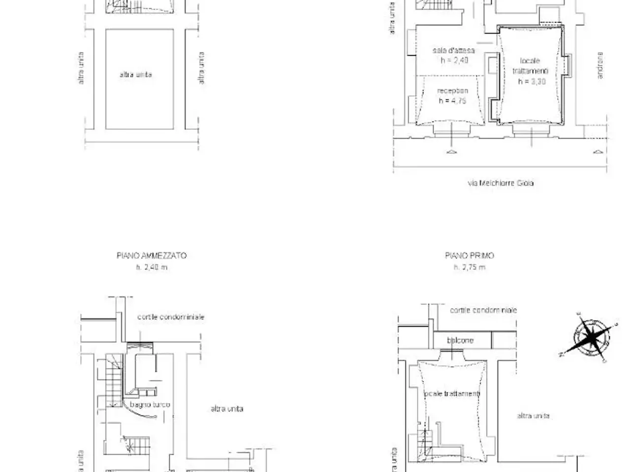 Negozio in Via Melchiorre Gioia 4, Torino, {3} - Planimetria 1