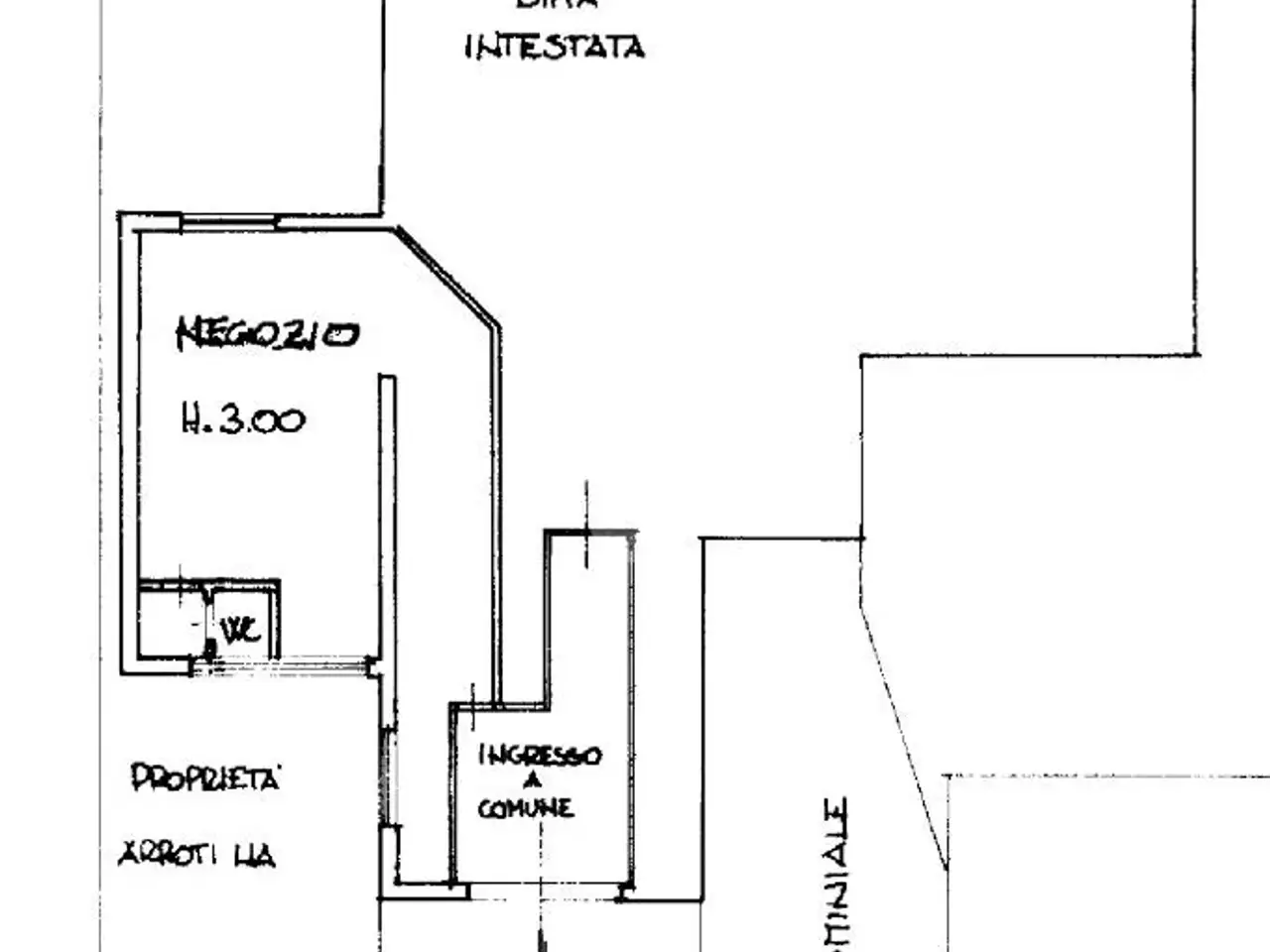 Negozio in Via Provinciale Lucchese 439, Serravalle Pistoiese, {3} - Planimetria 1