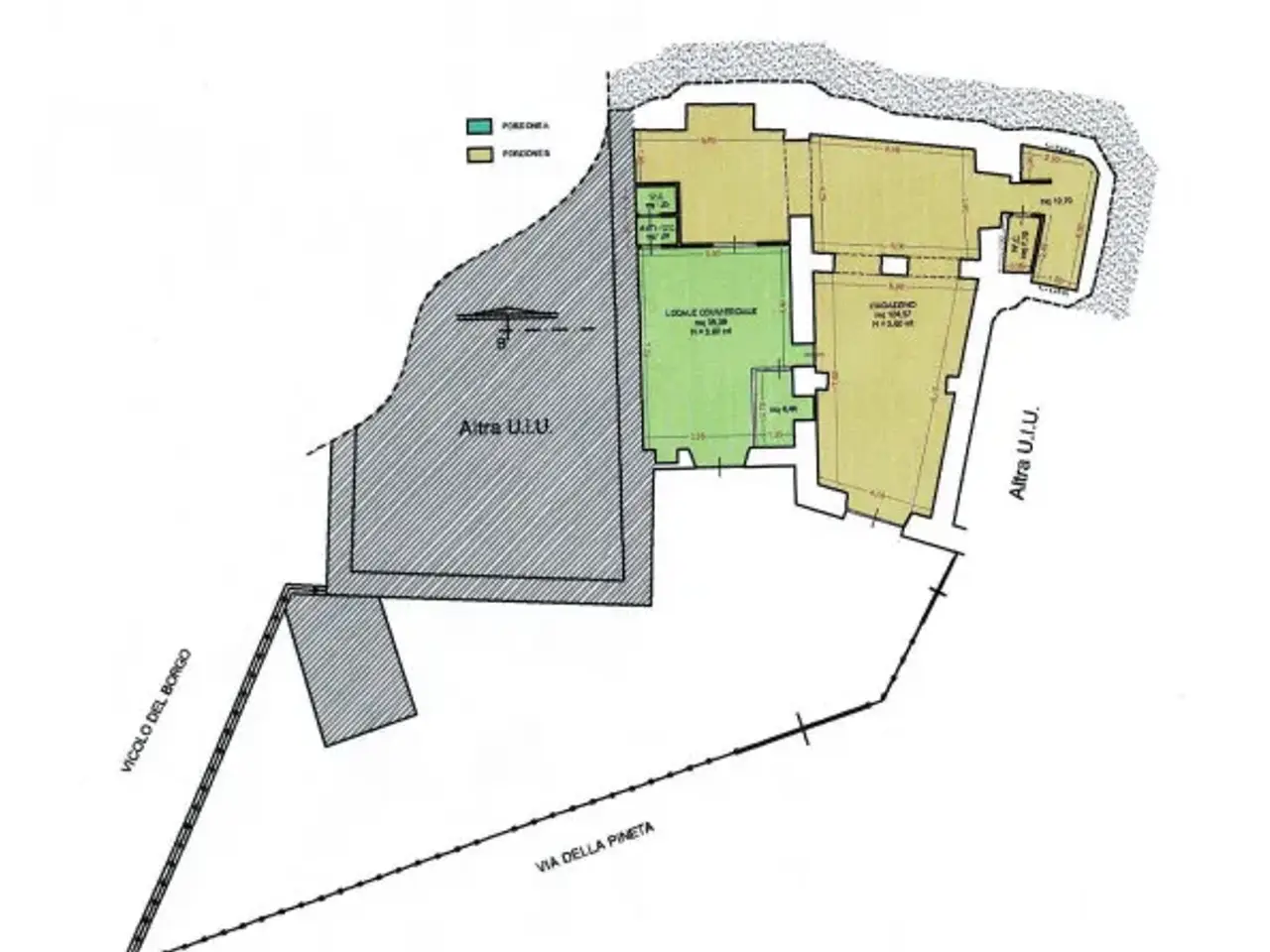 Negozio in Via della Pineta 10, Castel Madama, {3} - Planimetria 1