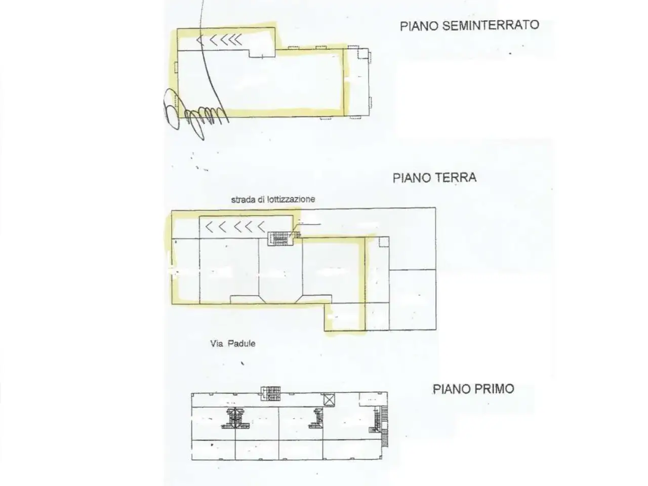 Negozio in Via Padule, Mondragone, {3} - Planimetria 1