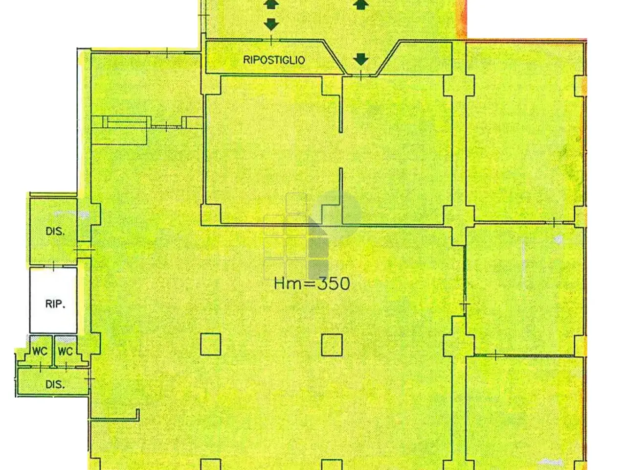 Ufficio in Scali Cerere 3, Livorno, {3} - Planimetria 1