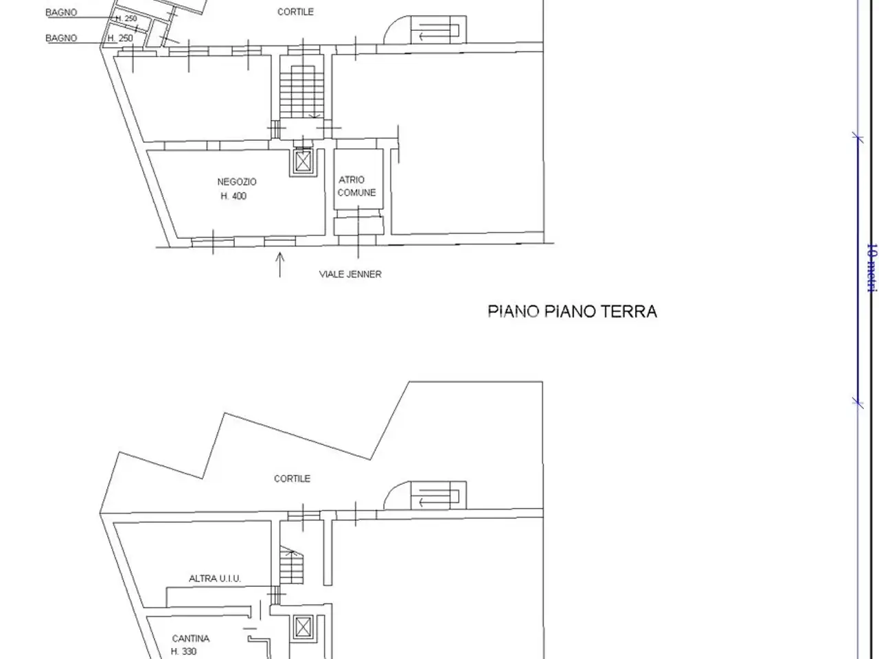 Negozio in Viale Edoardo Jenner 13, Milano, {3} - Planimetria 1