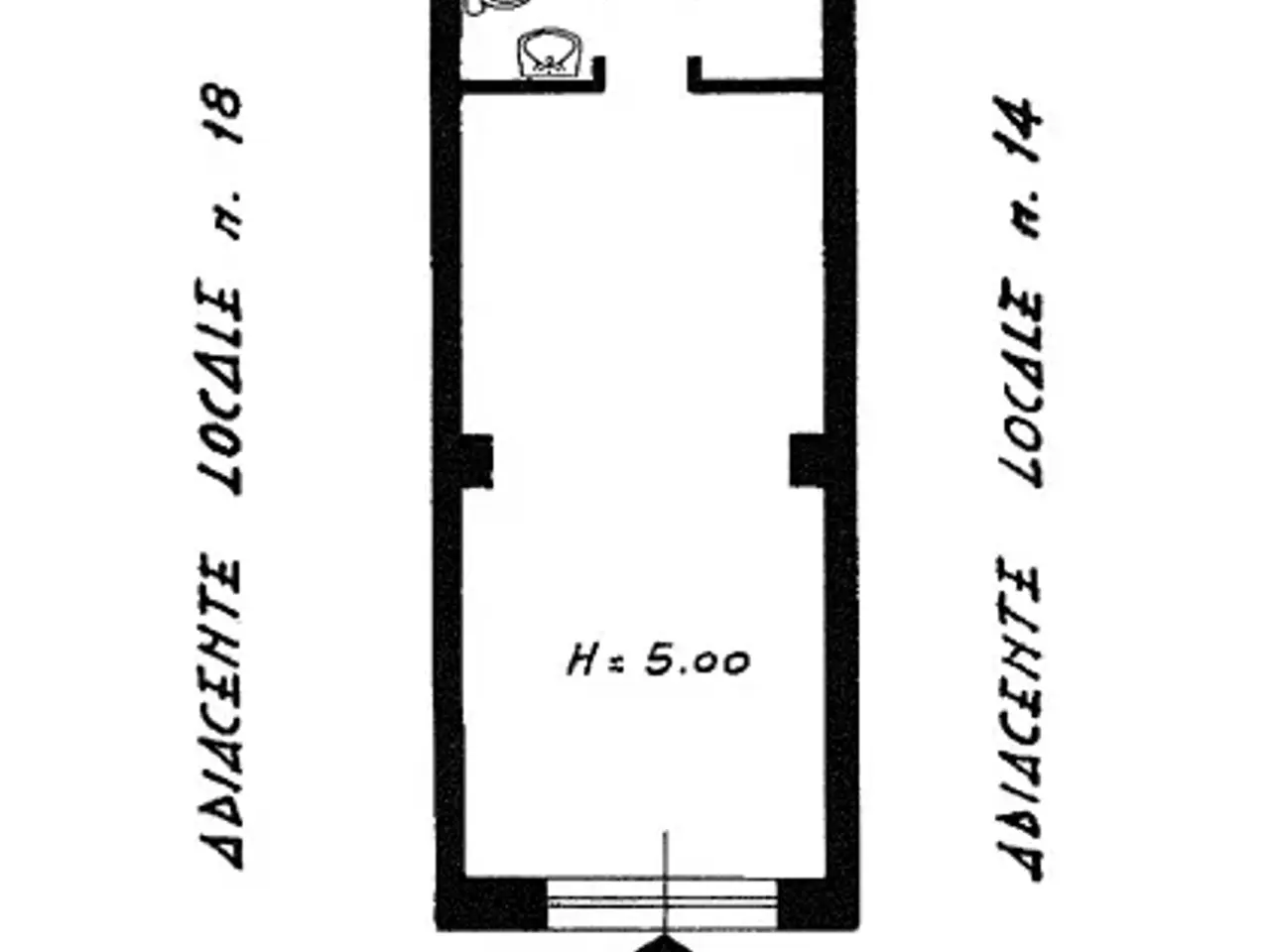Negozio in Via Laodicea 16, Roma, {3} - Planimetria 1
