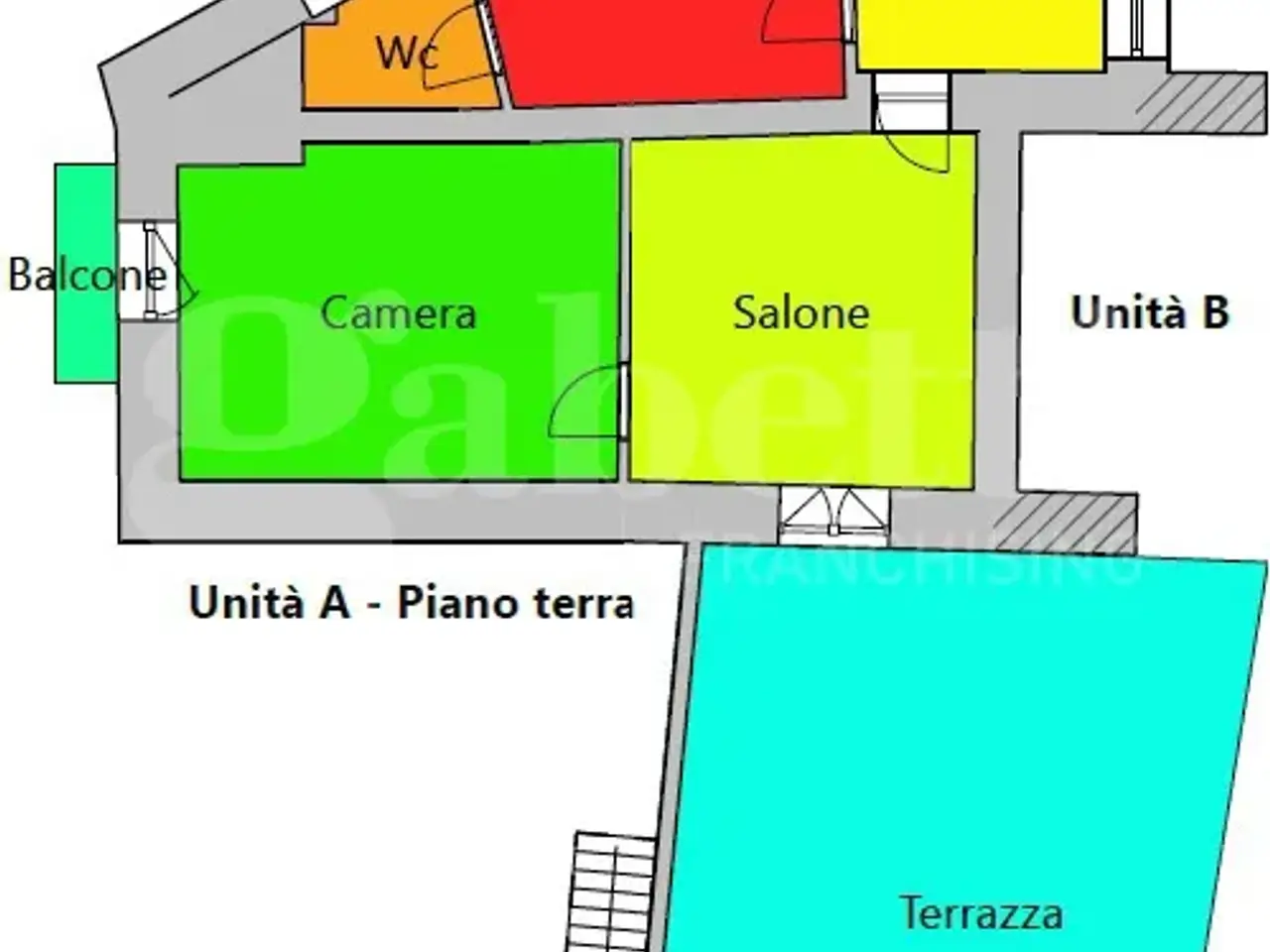 Palazzina commerciale in Via Antico Senato 20, Squillace, {3} - Planimetria 1