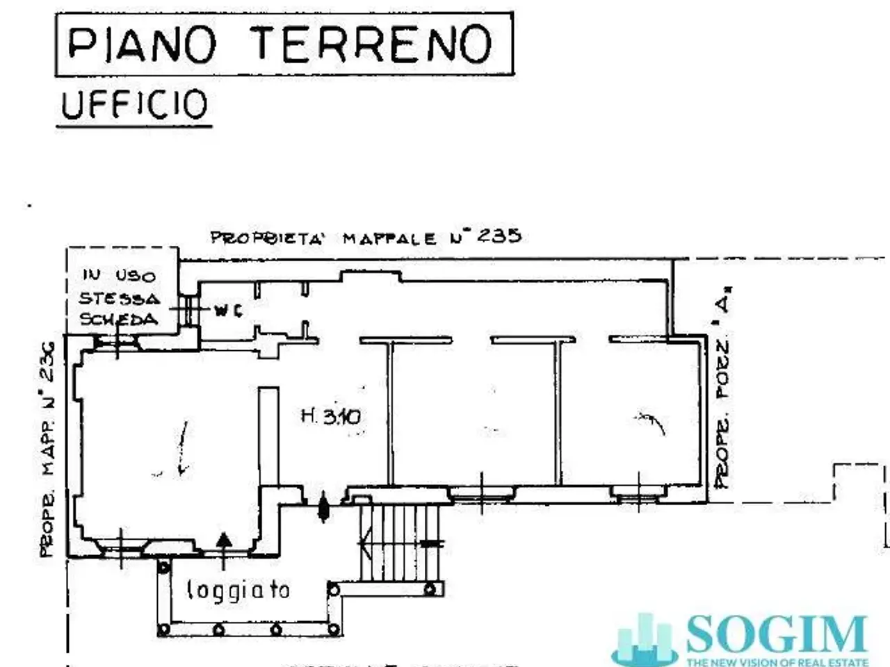Ufficio in Viale Bianca Maria 21, Milano, {3} - Planimetria 1