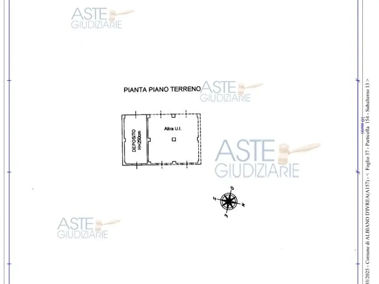 Garage in Strada Valle, 1 1, Gassino Torinese, {3} - Planimetria 1