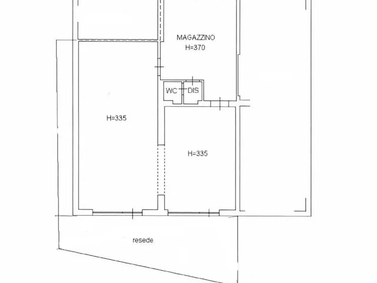 Negozio in , Laterina Pergine Valdarno, {3} - Planimetria 1