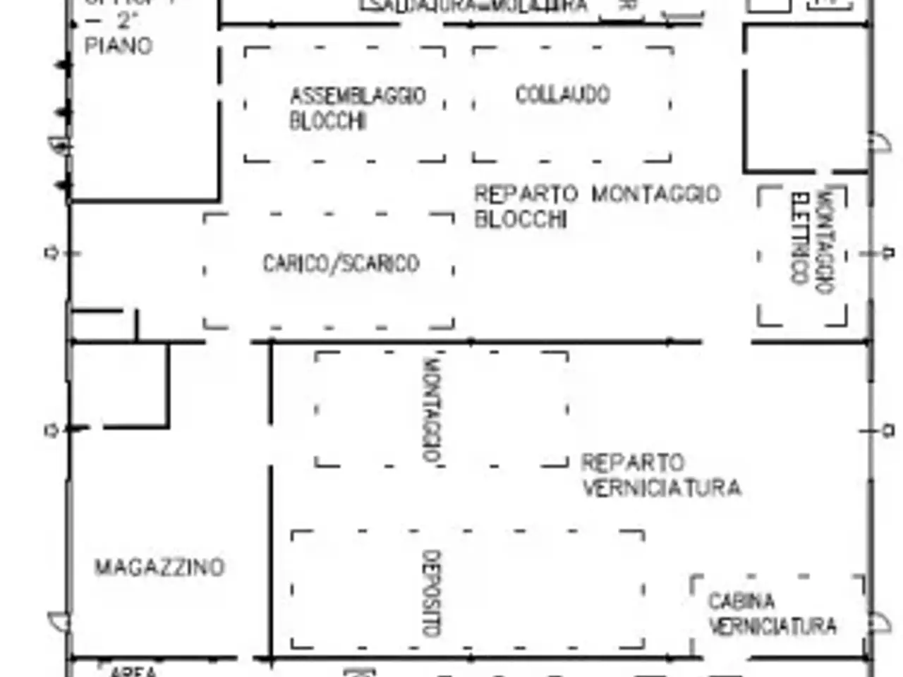 Capannone in Via delle Industrie 13, Sulbiate, {3} - Planimetria 1