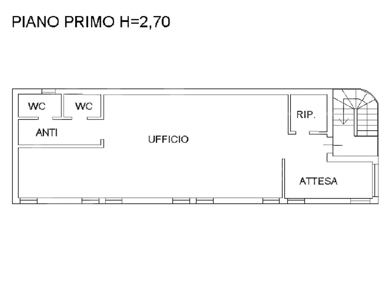 Ufficio in Via Tintoretto 17, Albignasego, {3} - Planimetria 1