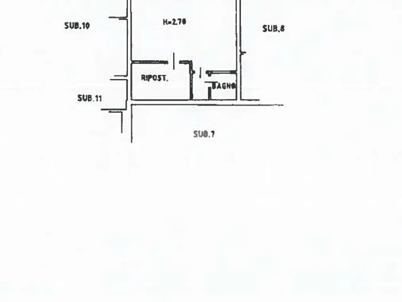 Ufficio in Via Guinizzelli 11, Scanzorosciate, {3} - Planimetria 1