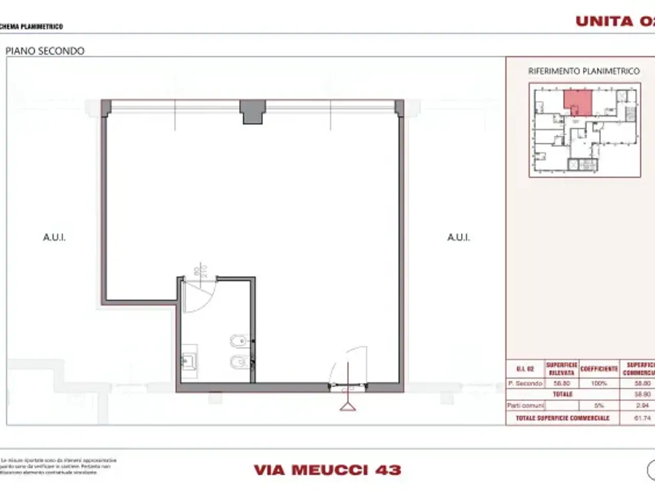 Negozio in Via Antonio Meucci 43, Milano, {3} - Planimetria 1