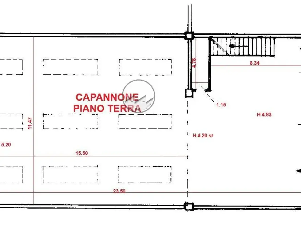 Magazzino in Via Marconi 39, Binasco, {3} - Planimetria 1