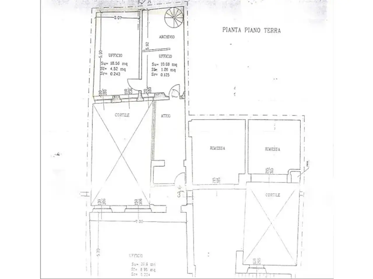 Ufficio in Via S. Marco, Piacenza, {3} - Planimetria 1