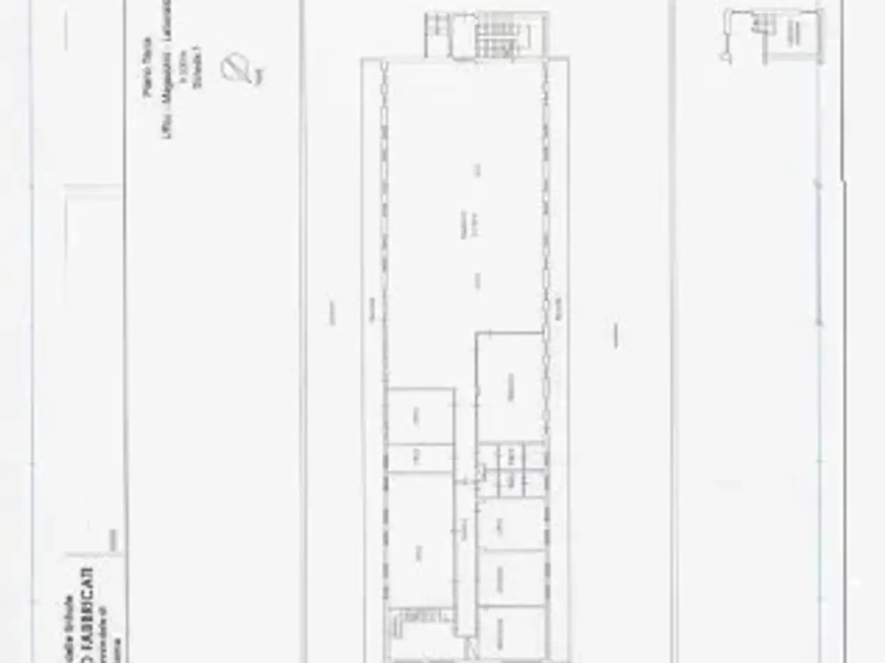 Capannone in Via Bolognola, Roma, {3} - Planimetria 1