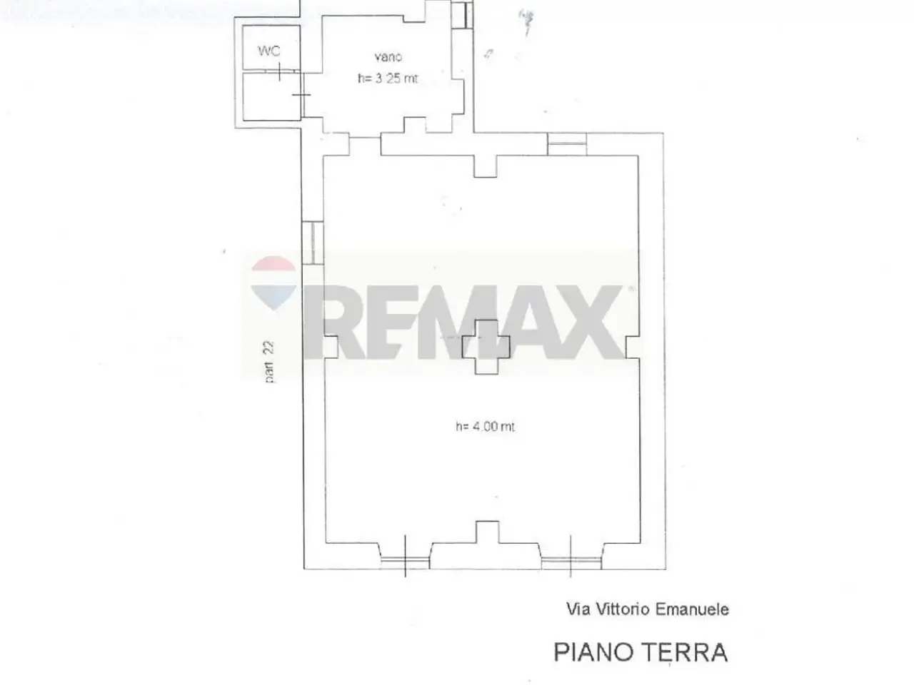 Negozio in Via Vittorio Emanuele III 208/210, Paterno', {3} - Planimetria 1