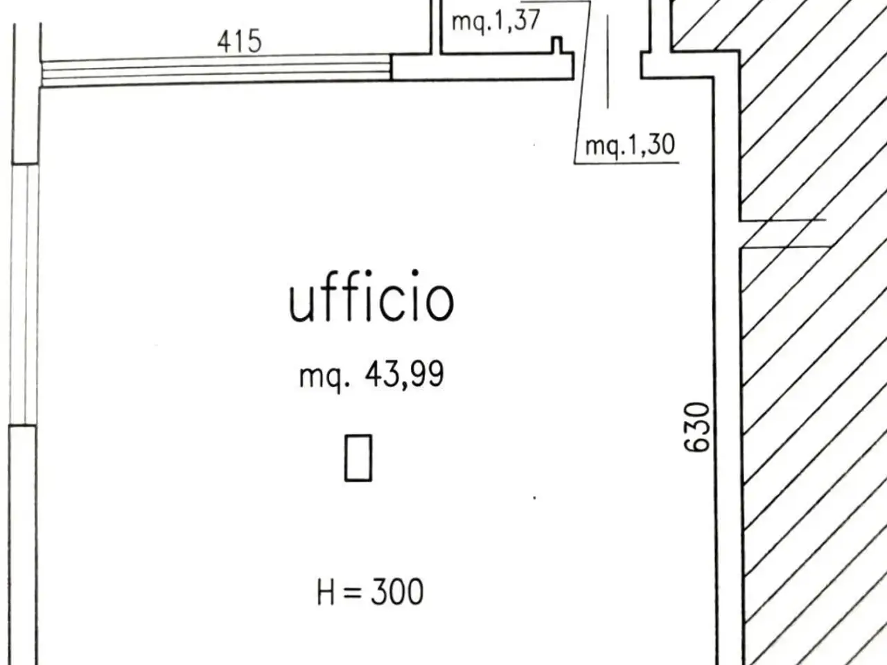 Ufficio in Via M. Burlini 1, Ponzano Veneto, {3} - Planimetria 1