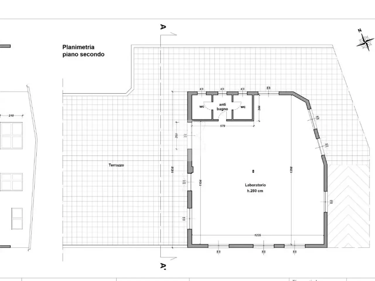 Laboratorio in Via Borzoli, Genova, {3} - Planimetria 1