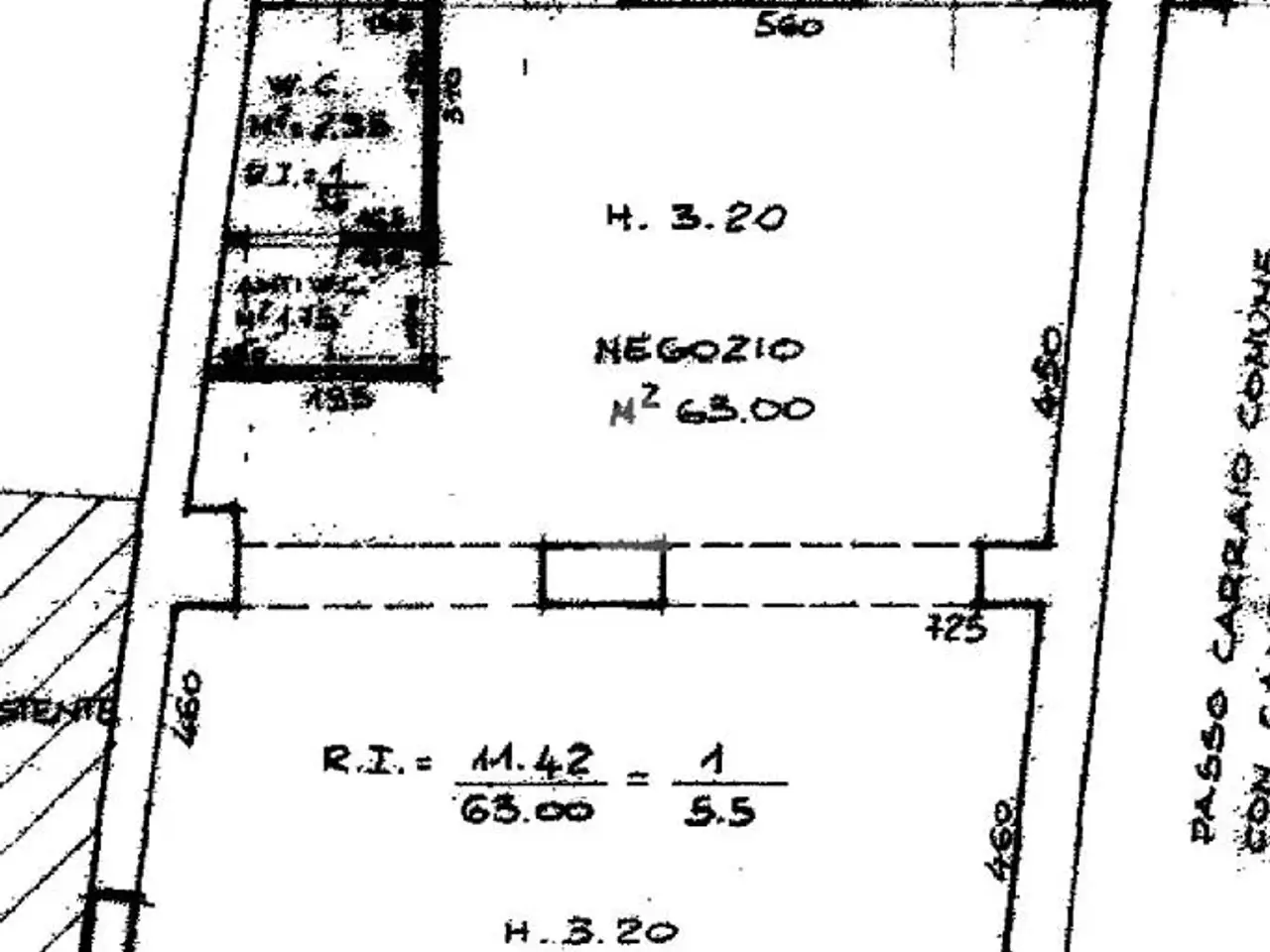 Negozio in Via San Francesco 14, Parabiago, {3} - Planimetria 1