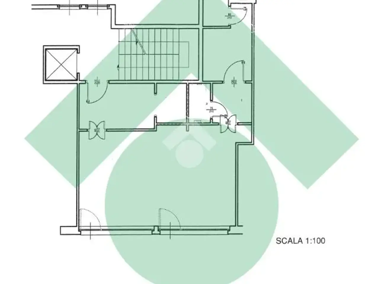Negozio in Corso-Avenue Btg. Aosta 187, Aosta, {3} - Planimetria 1
