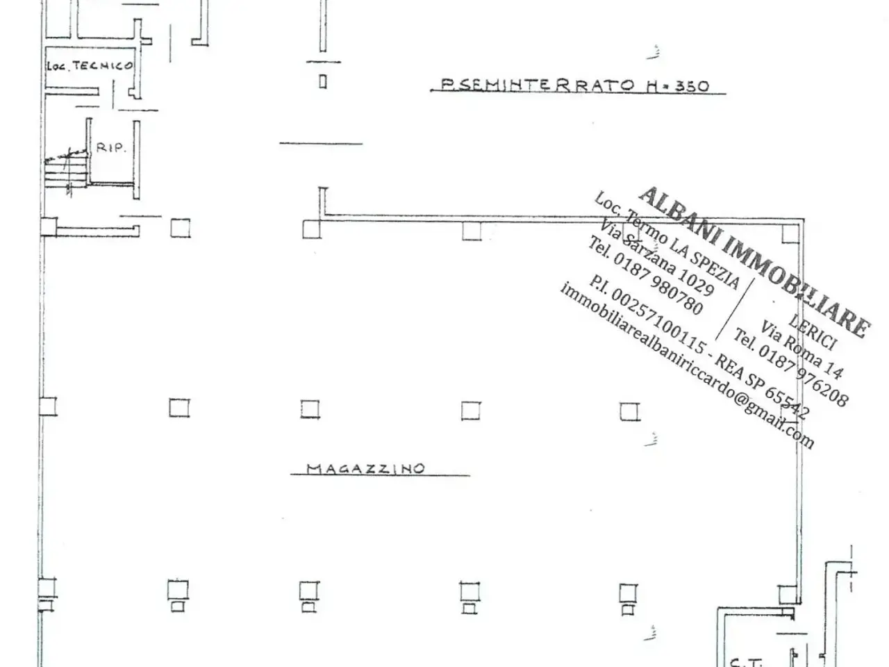 Capannone in , Aulla, {3} - Planimetria 1