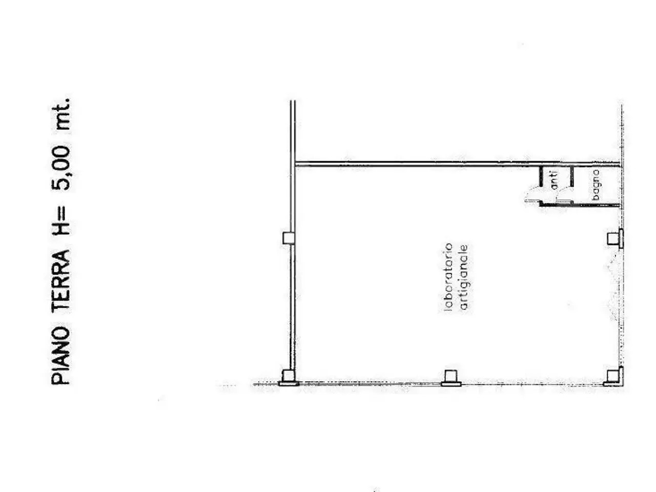 Laboratorio in Via dell'Airone 17, San Benedetto Del Tronto, {3} - Planimetria 1