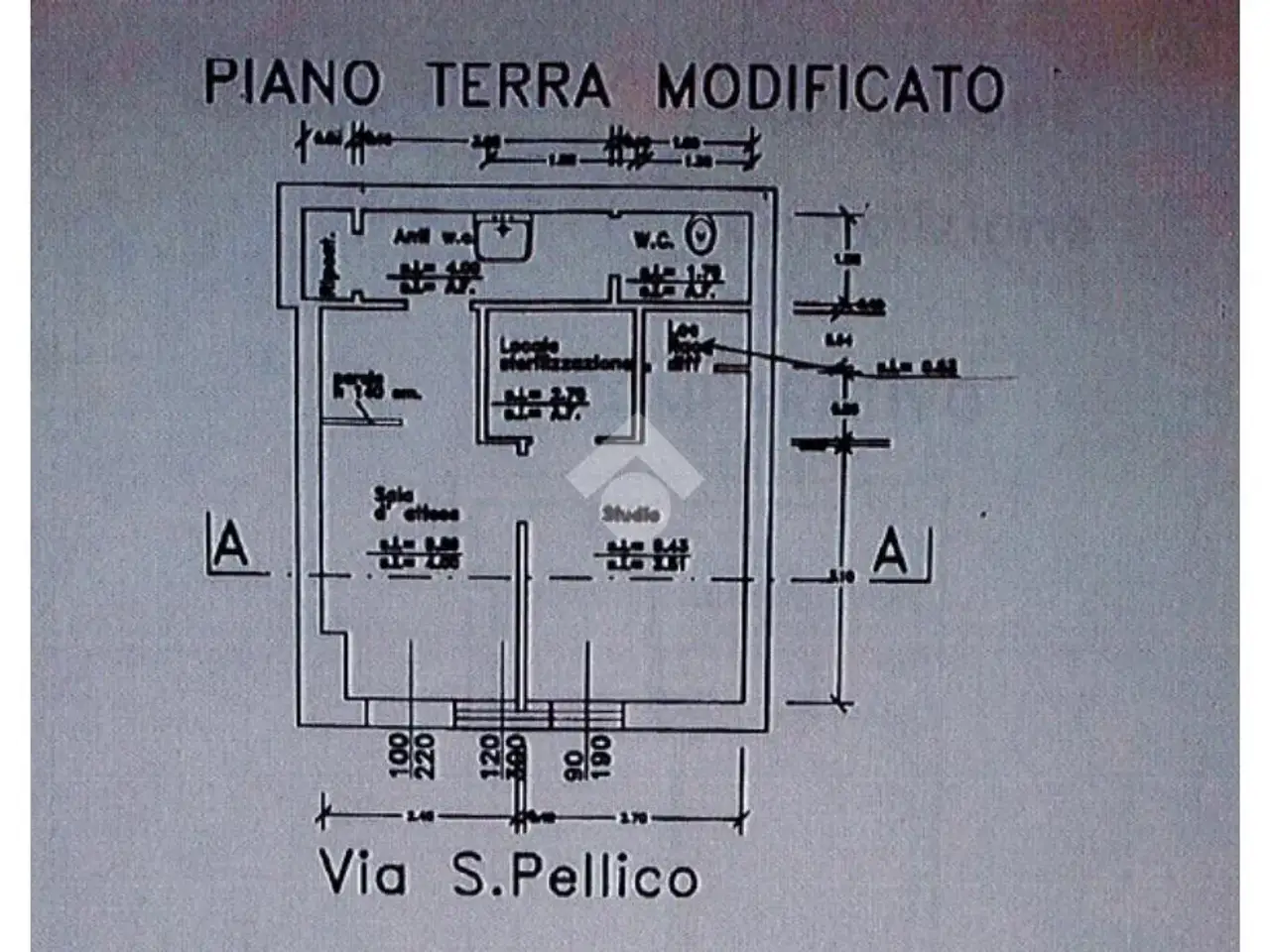 Negozio in Via Silvio Pellico 10, Crema, {3} - Planimetria 1