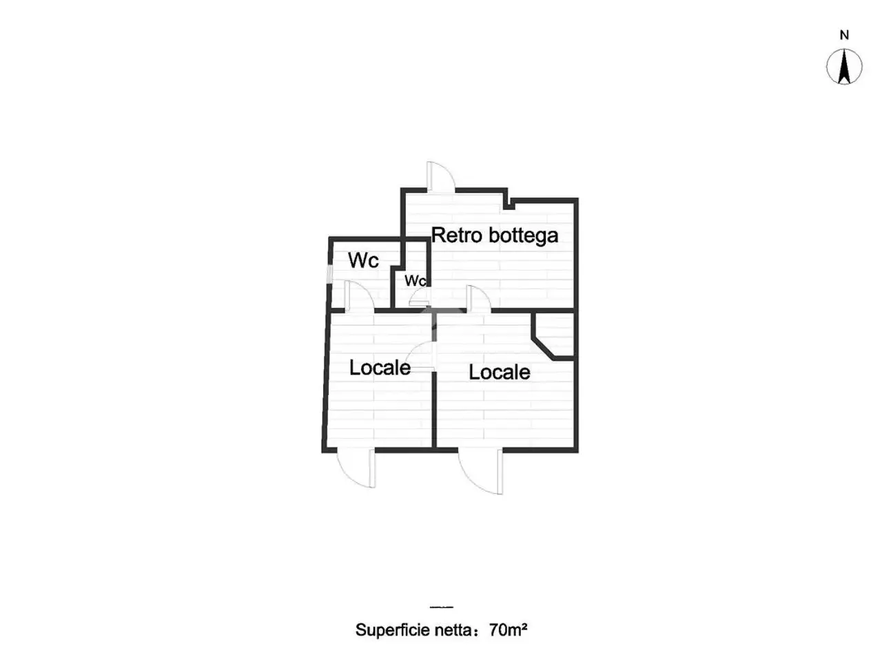 Negozio in Via Fontana, Torre Del Greco, {3} - Planimetria 1