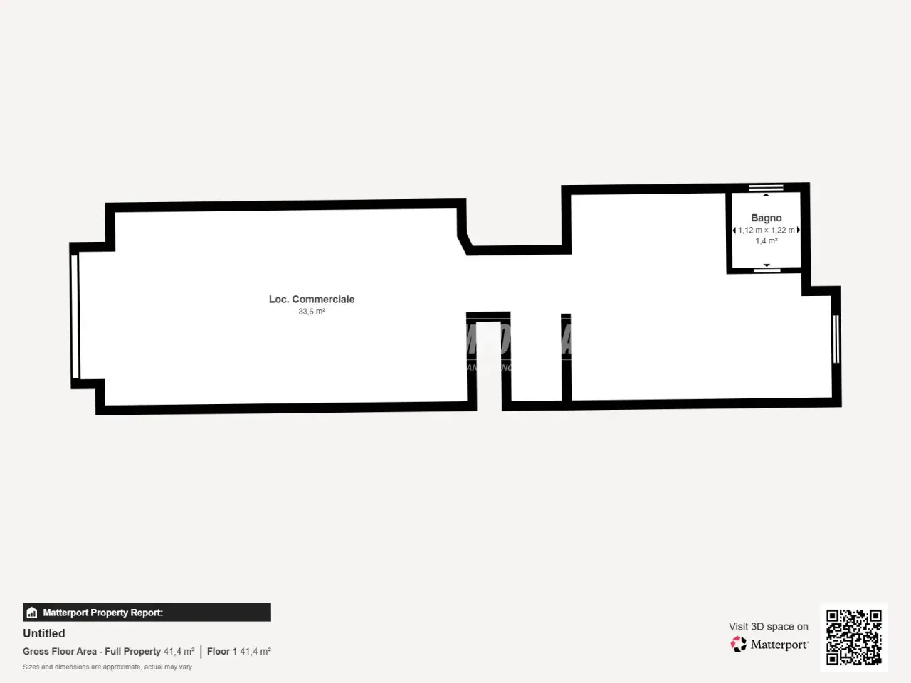 Negozio in Via Cairoli 23, Ovada, {3} - Planimetria 1
