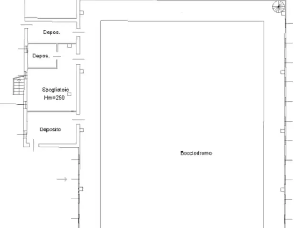 Capannone in Via B. Buozzi 5, Casalpusterlengo, {3} - Planimetria 1