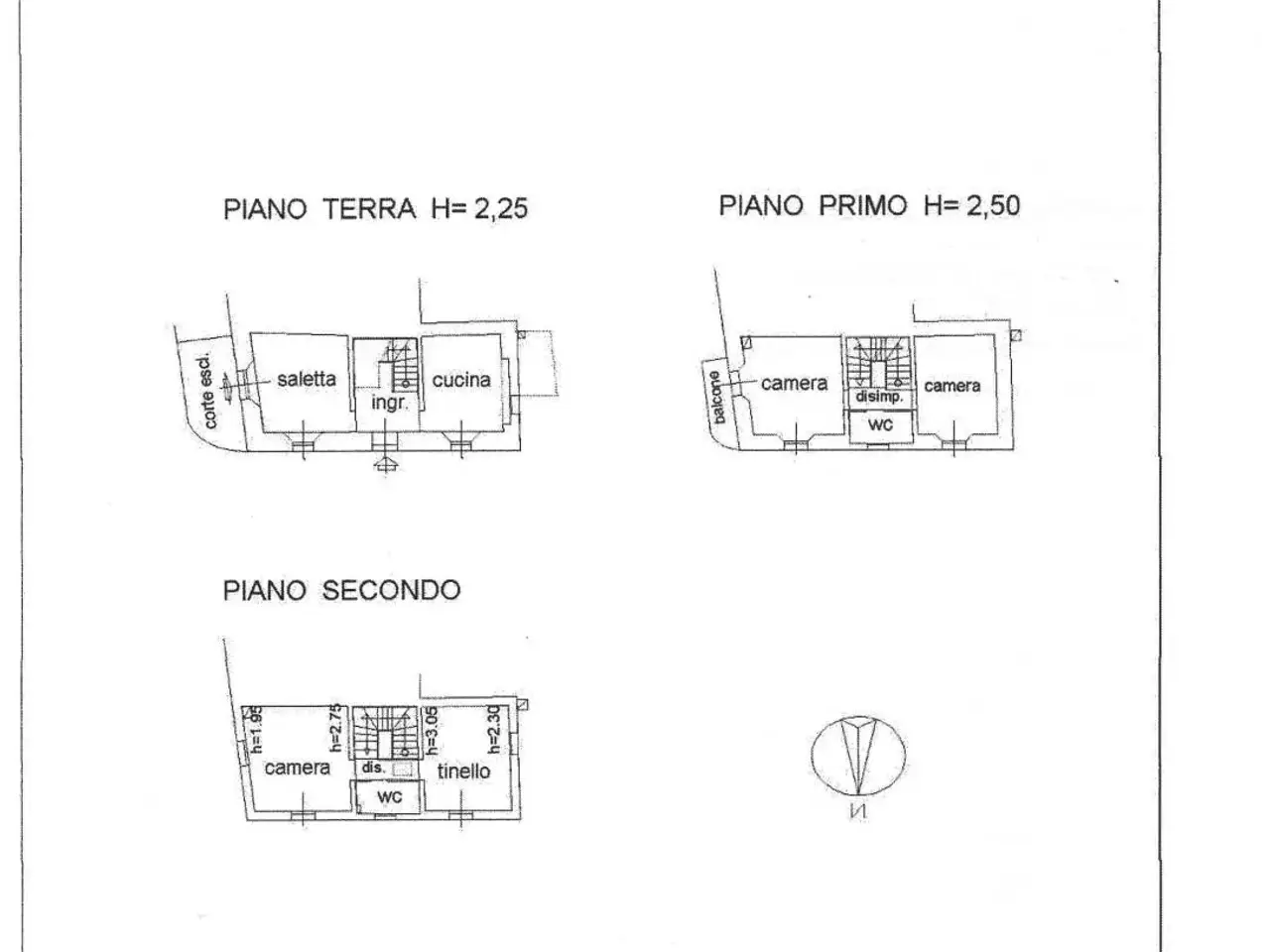 Terratetto unifamiliare in vendita, Via Ca' di Giannone, Lizzano in Belvedere - Planimetria 1