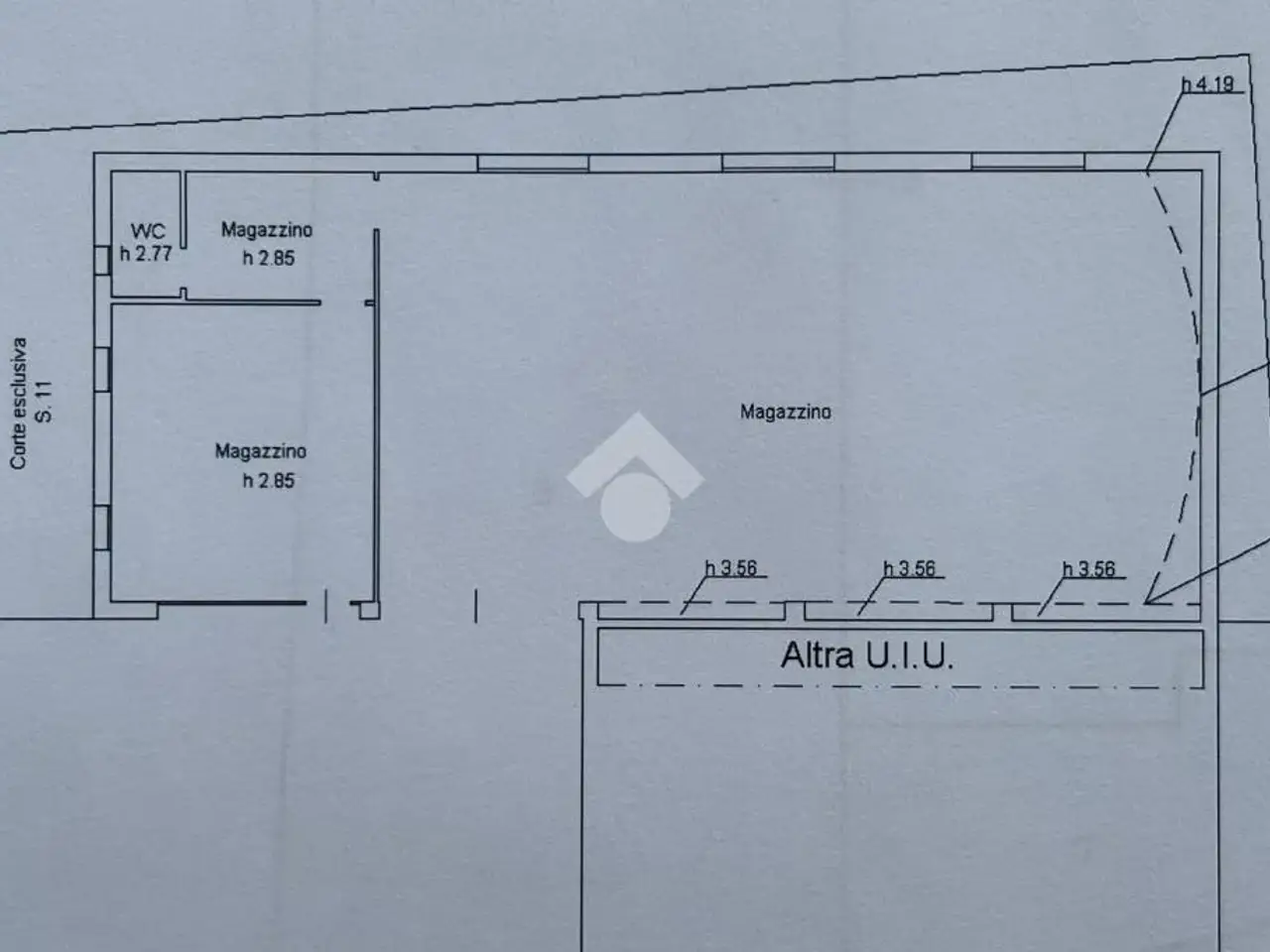 Magazzino in Via Cà Bianca 45, Malalbergo, {3} - Planimetria 1