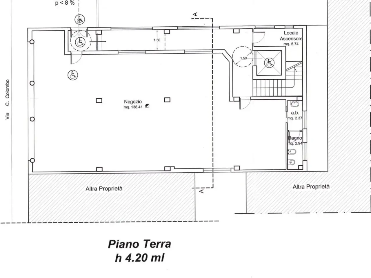 Palazzina commerciale in , San Benedetto Del Tronto, {3} - Planimetria 1