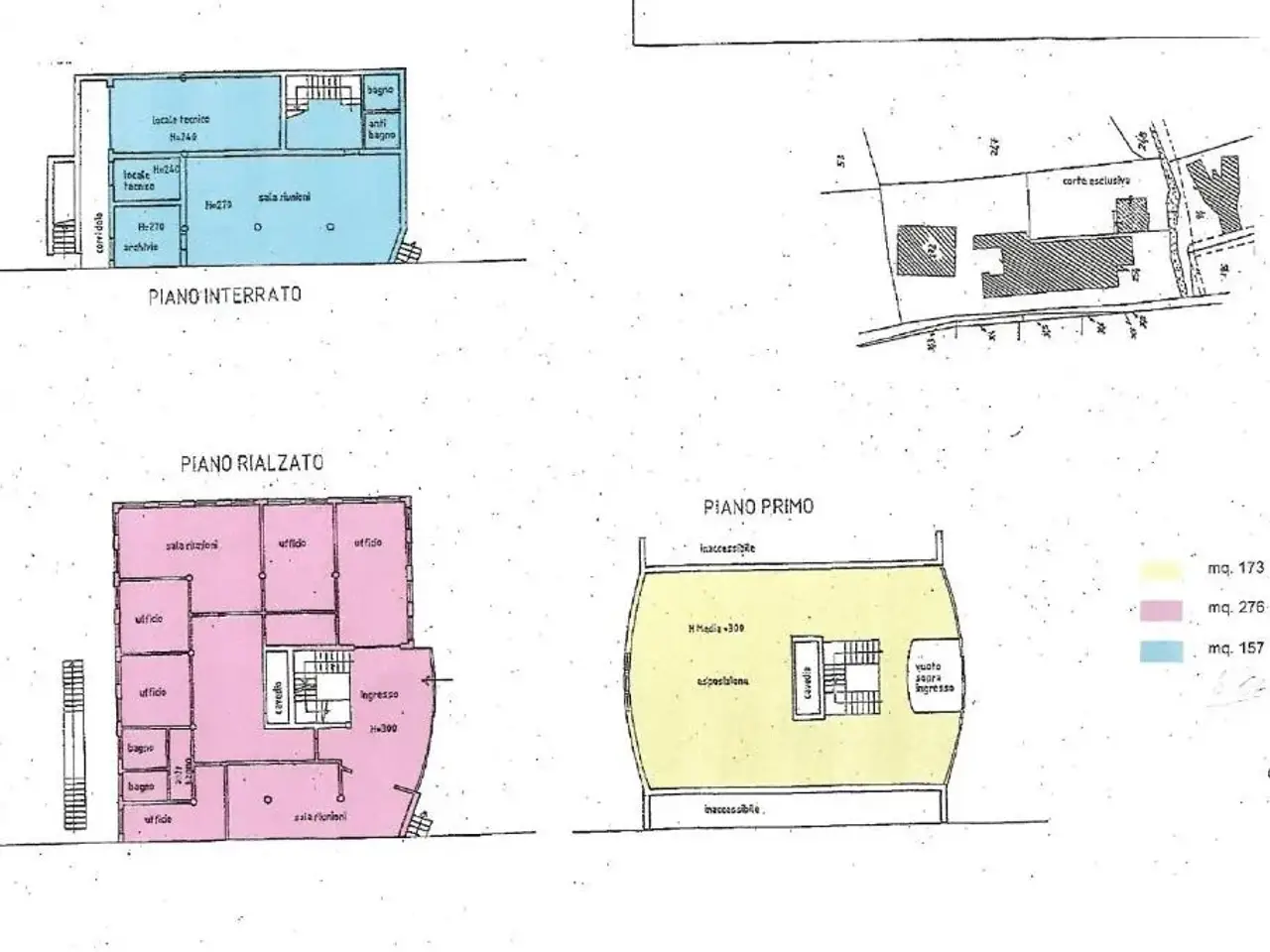 Ufficio in Via Ceratelli, Castiglione Delle Stiviere, {3} - Planimetria 1