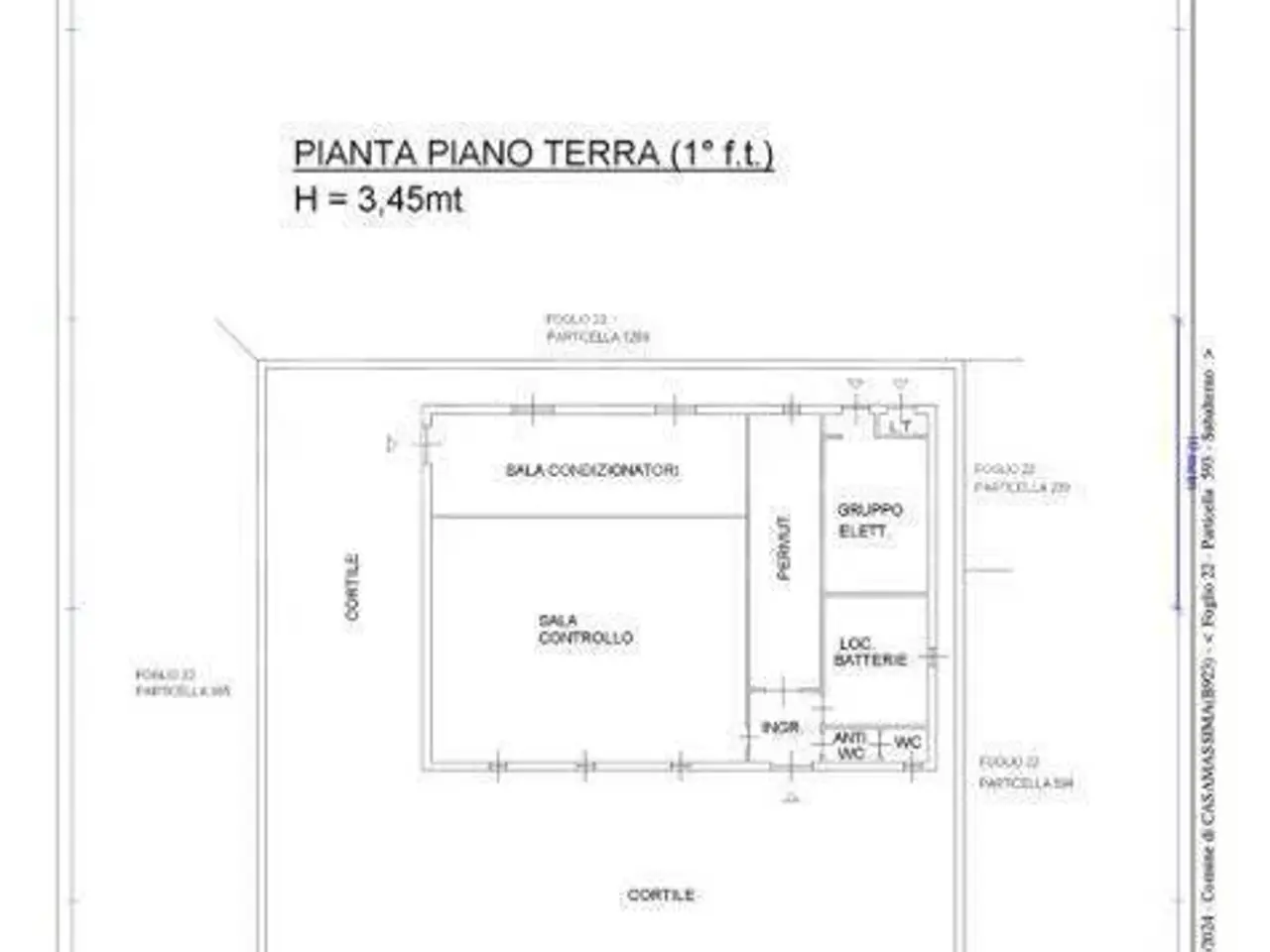 Palazzina commerciale in S.S. 100 Nc, Casamassima, {3} - Planimetria 1