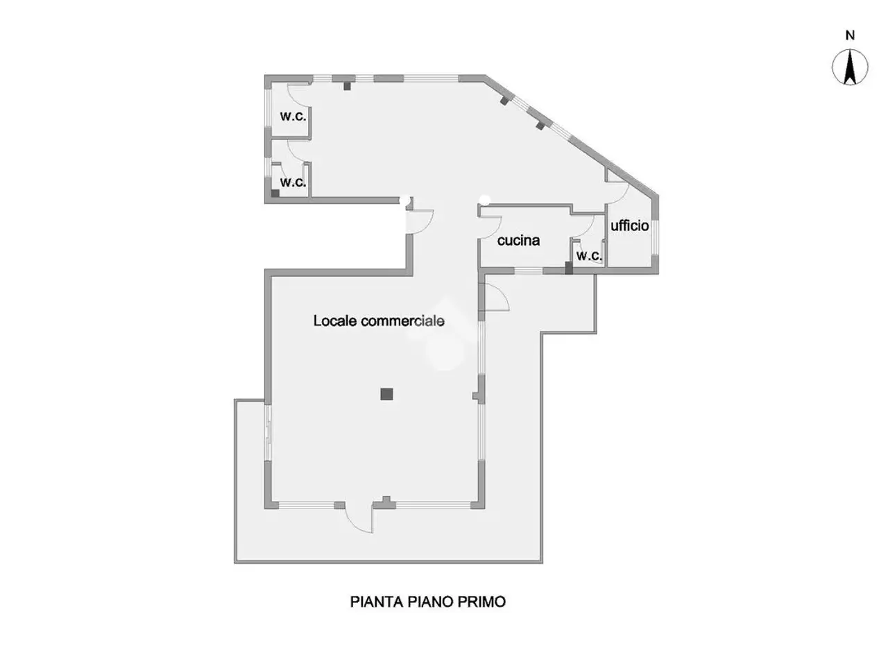 Negozio in Via Nazionale Nord 3, Pineto, {3} - Planimetria 1