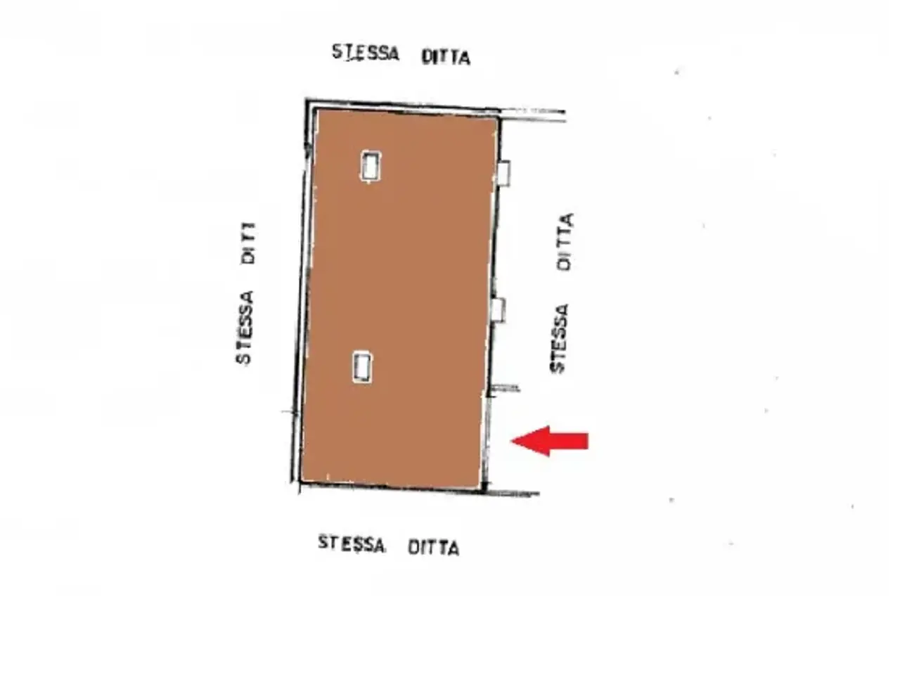 Magazzino in Via Cappuccini, Trani, {3} - Planimetria 1