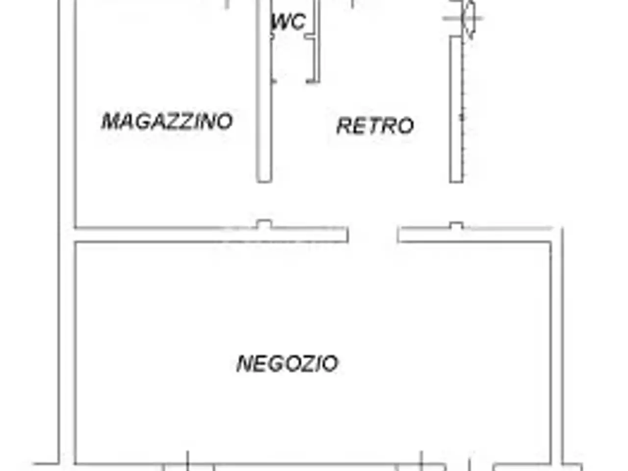 Negozio in Via Centurelli 22, Bresso, {3} - Planimetria 1